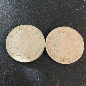 Vintage Coin Set - 1902 & 1910